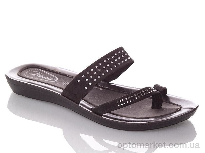 Купить Шльопанці жіночі WTatiyna Demur чорний, фото 2