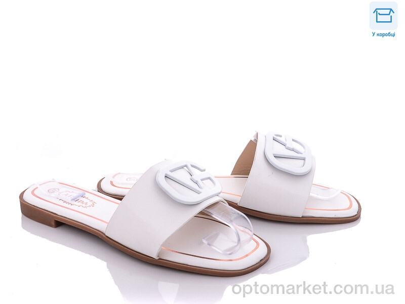 Купить Шльопанці жіночі X12-2 AISIDA білий, фото 2