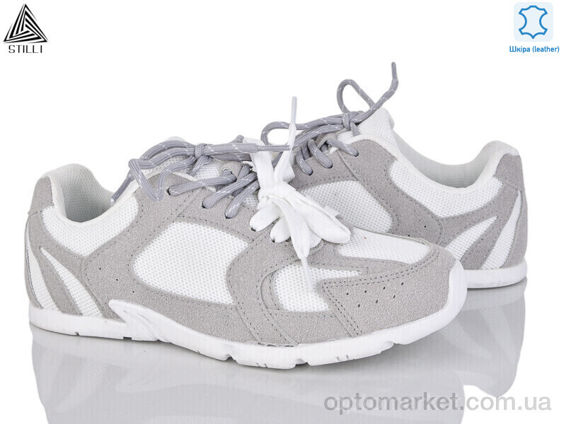 Купить Кросівки жіночі X200-7 шкіра піна Stilli сірий, фото 2