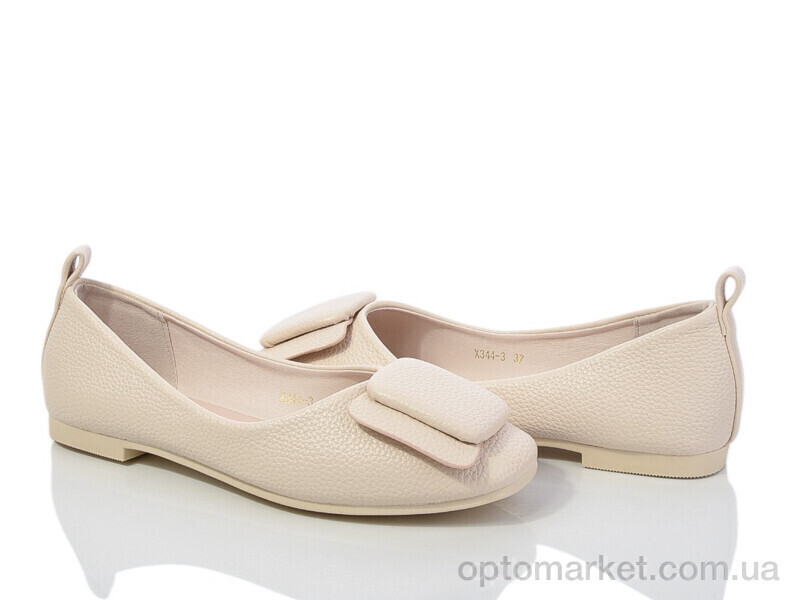 Купить Туфлі жіночі X344-3 Loretta бежевий, фото 2