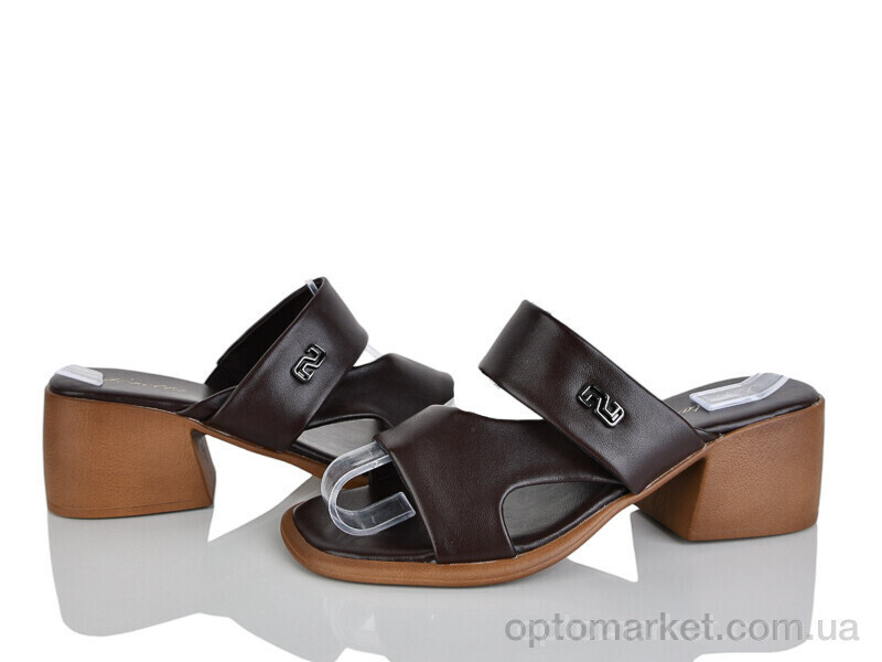 Купить Шльопанці жіночі X371-3 Loretta коричневий, фото 2