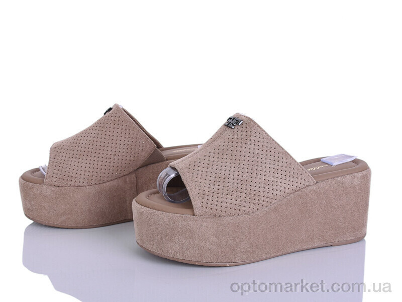 Купить Шльопанці жіночі X380-3 Loretta бежевий, фото 2