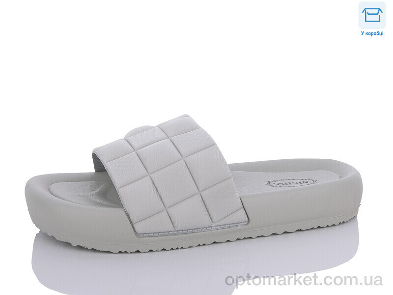 Купить Шльопанці жіночі X43 grey AISIDA сірий, фото 2