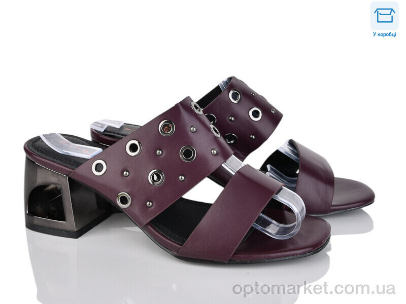 Купить Шльопанці жіночі X507-1 Rafaello бордовий, фото 2