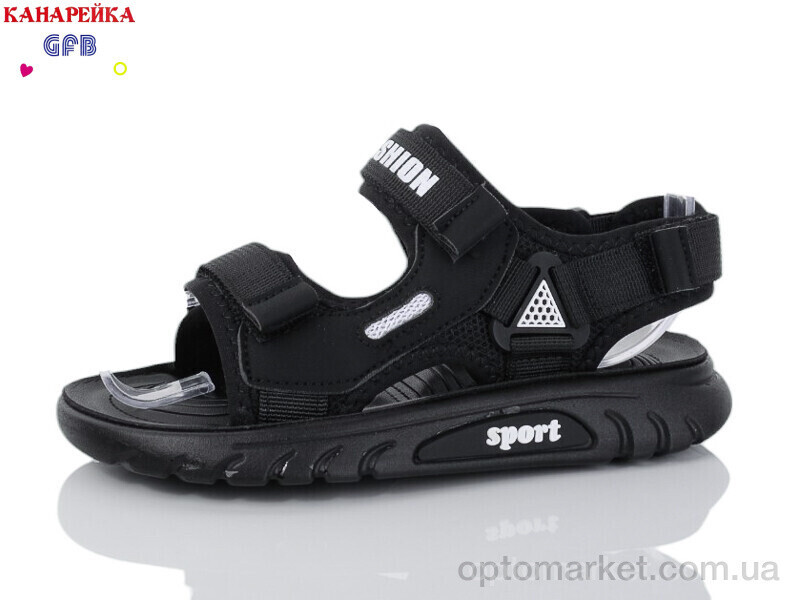 Купить Сандалі дитячі X8526-1 Канарейка чорний, фото 2