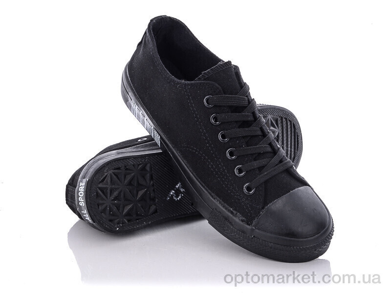 Купить Кеди жіночі XF01-013-22 Xifa чорний, фото 2