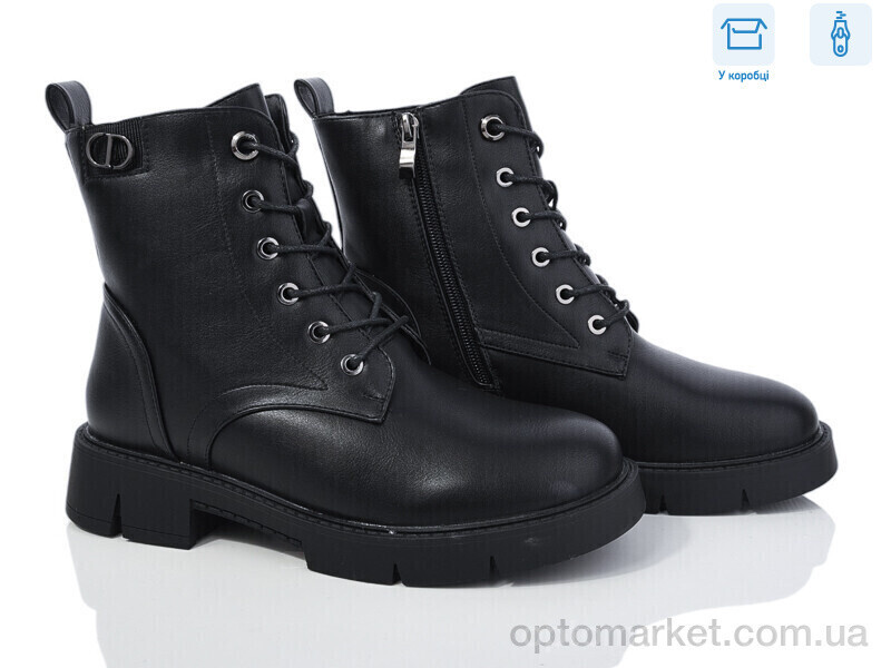 Купить Черевики жіночі XF01-21-1 Xifa чорний, фото 2