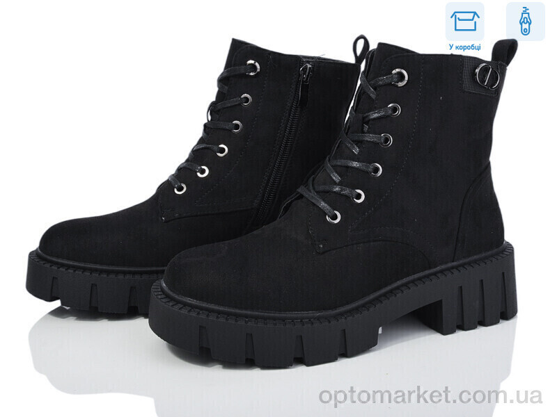 Купить Черевики жіночі XF01-31-1C Xifa чорний, фото 2