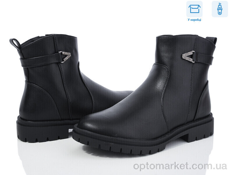 Купить Черевики жіночі XF01-71-2 Xifa чорний, фото 2