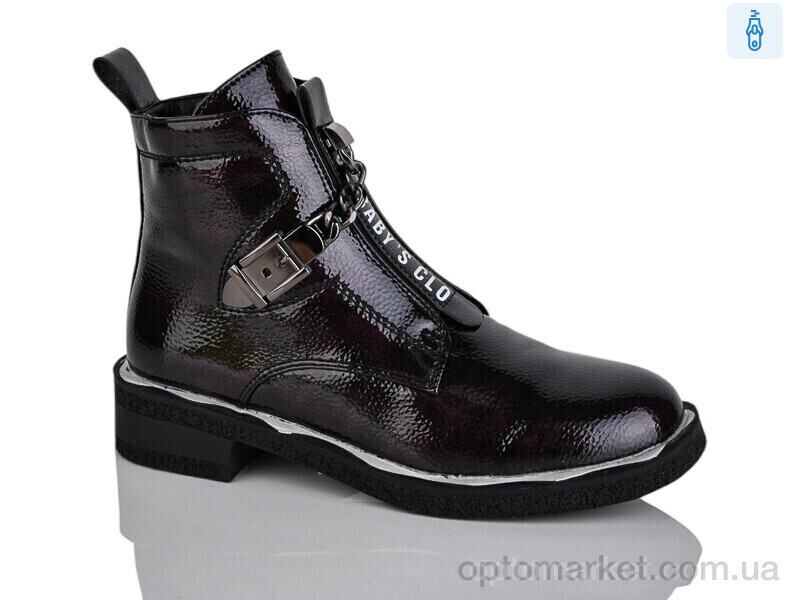 Купить Черевики дитячі XF01-B1665-3C Bessky бордовий, фото 2