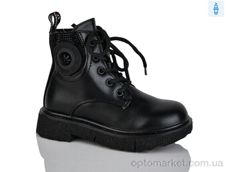 Купить Черевики дитячі XF01-B1797-5B Bessky чорний, фото 2