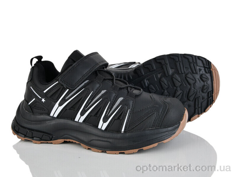 Купить Кросівки дитячі XF01-B598-3A Kimbo-o чорний, фото 2