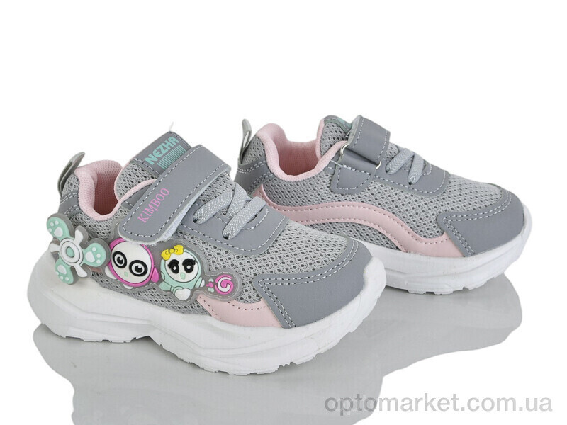 Купить Кросівки дитячі XF01-HY2552-1D Kimbo-o сірий, фото 2