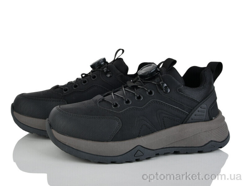 Купить Кросівки унісекс XF01-P708-4A Kimbo-o чорний, фото 2