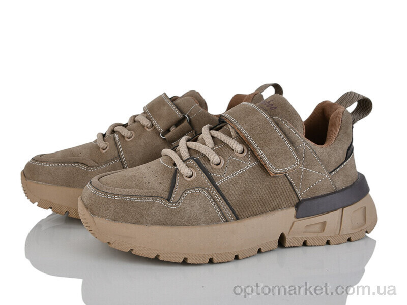 Купить Кросівки дитячі XF01-P711-3K Kimbo-o коричневий, фото 2