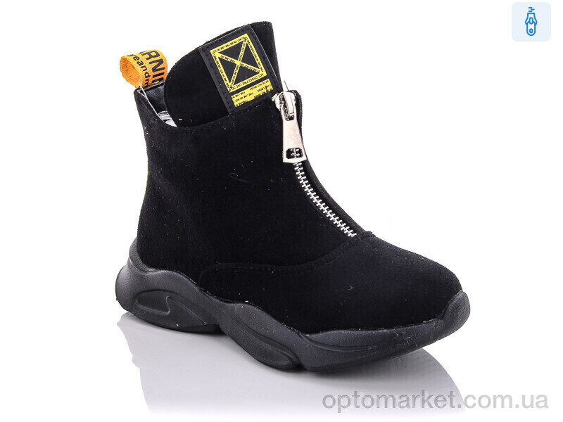 Купить Черевики дитячі XF02-FG900-2H Kimbo-o чорний, фото 2