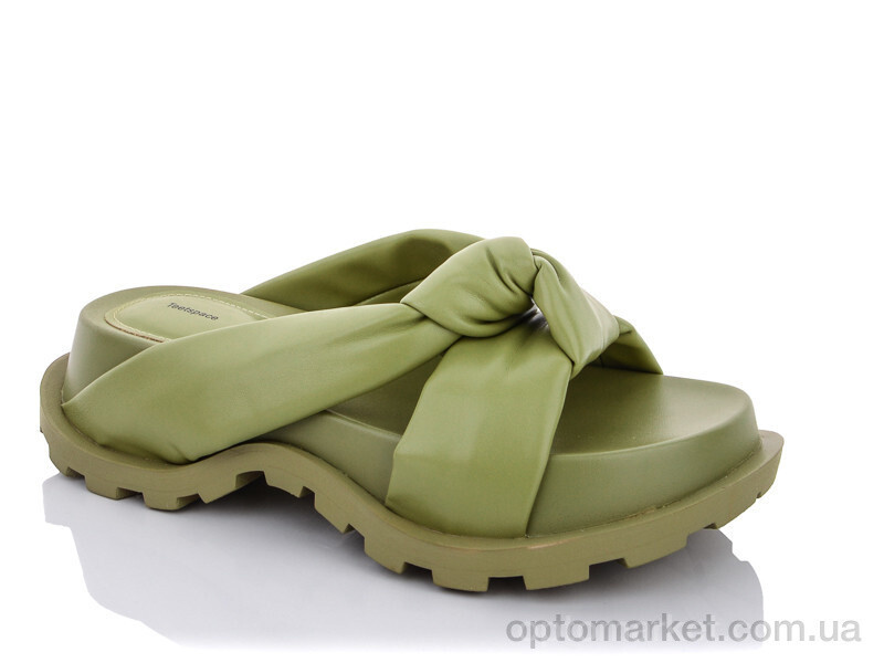 Купить Шльопанці жіночі XL658-39 Teetspace хакі, фото 2