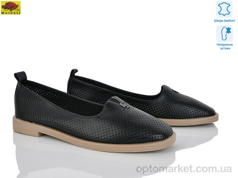 Купить Туфлі жіночі XX85003-1 Mei De Li чорний, фото 2