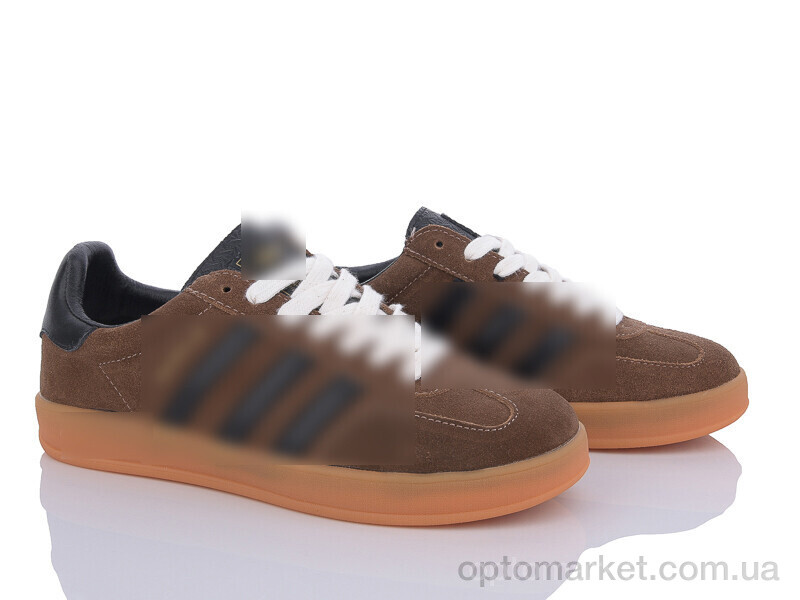 Купить Кросівки жіночі XZ270-6 A.idas коричневий, фото 3