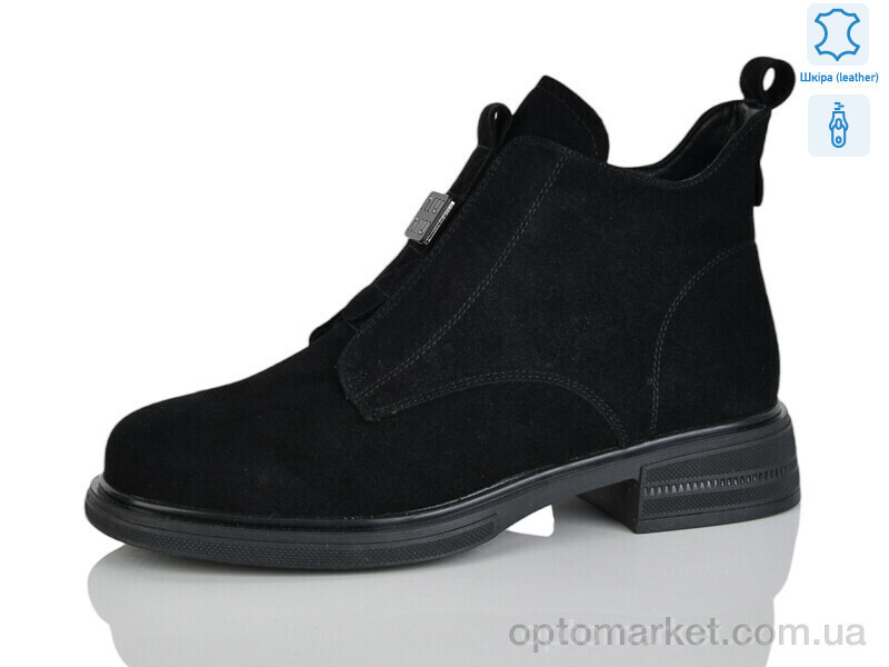 Купить Черевики жіночі Y068-2 Yimeili чорний, фото 2