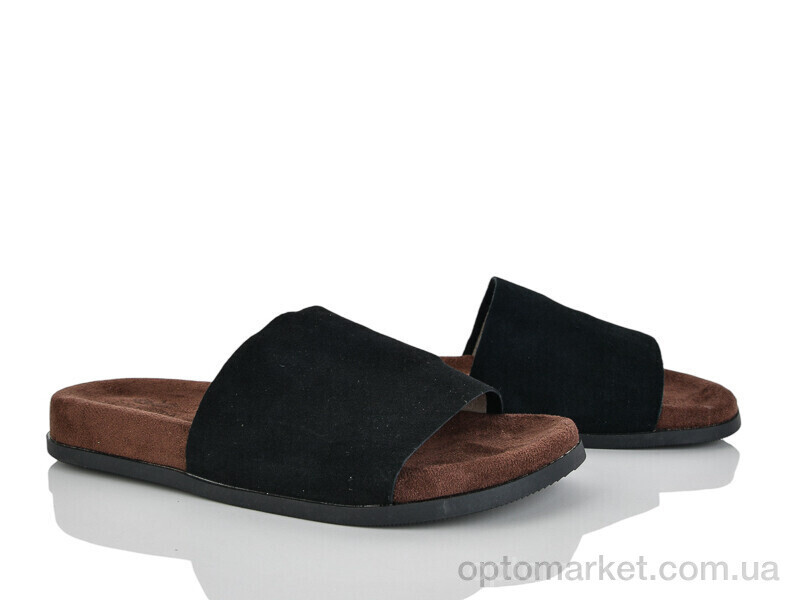 Купить Шльопанці жіночі Y088 Loretta чорний, фото 2