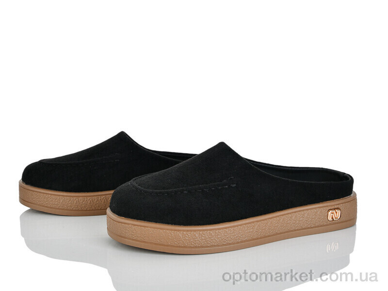 Купить Шльопанці жіночі Y091 Loretta чорний, фото 2