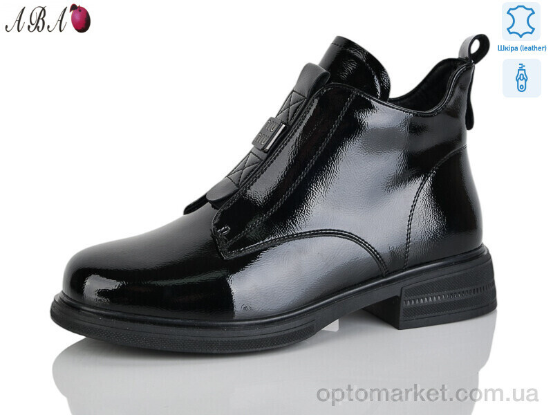 Купить Черевики жіночі Y0ABA68-1 Aba чорний, фото 2