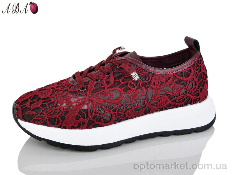 Купить Кросівки жіночі Y0ABA77-1 Yimeili бордовий, фото 2