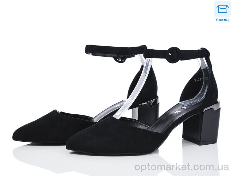 Купить Туфлі жіночі Y107-2 L&M чорний, фото 2
