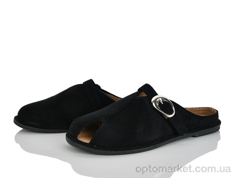 Купить Шльопанці жіночі Y107 Loretta чорний, фото 2