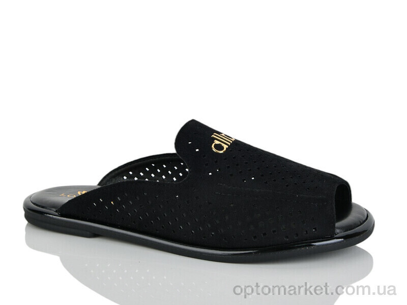Купить Шльопанці жіночі Y109-5 Loretta чорний, фото 2