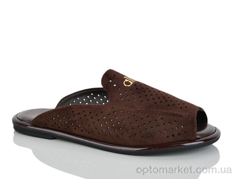 Купить Шльопанці жіночі Y109-6 Loretta коричневий, фото 2