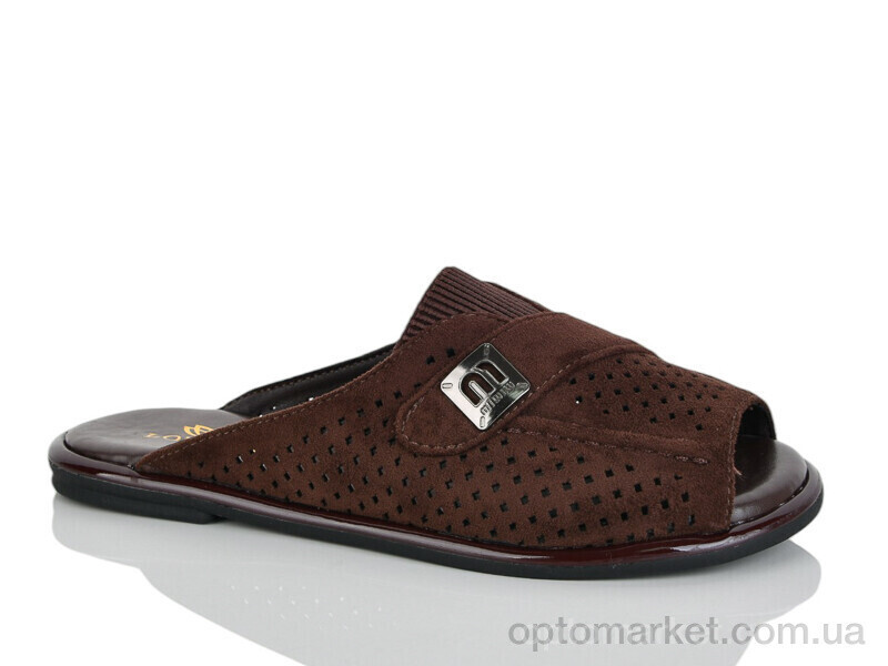 Купить Шльопанці жіночі Y110-6 Loretta коричневий, фото 2