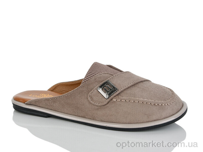 Купить Шльопанці жіночі Y112-6 Loretta коричневий, фото 2