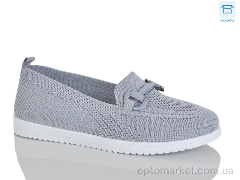 Купить Балетки жіночі Y12-2 Alimama сірий, фото 2