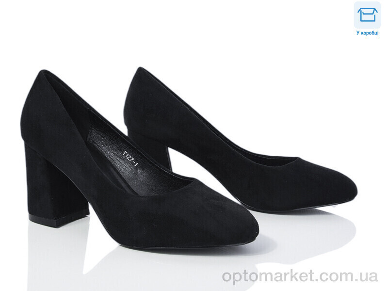 Купить Туфлі жіночі Y127-1 L&M чорний, фото 2