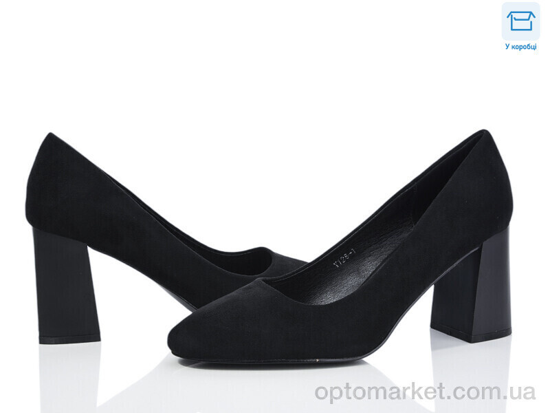 Купить Туфлі жіночі Y128-1 L&M чорний, фото 2
