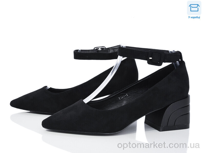 Купить Туфлі жіночі Y134-1 L&M чорний, фото 2