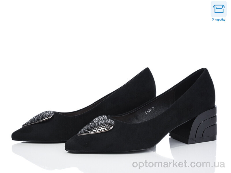 Купить Туфлі жіночі Y137-2 L&M чорний, фото 2