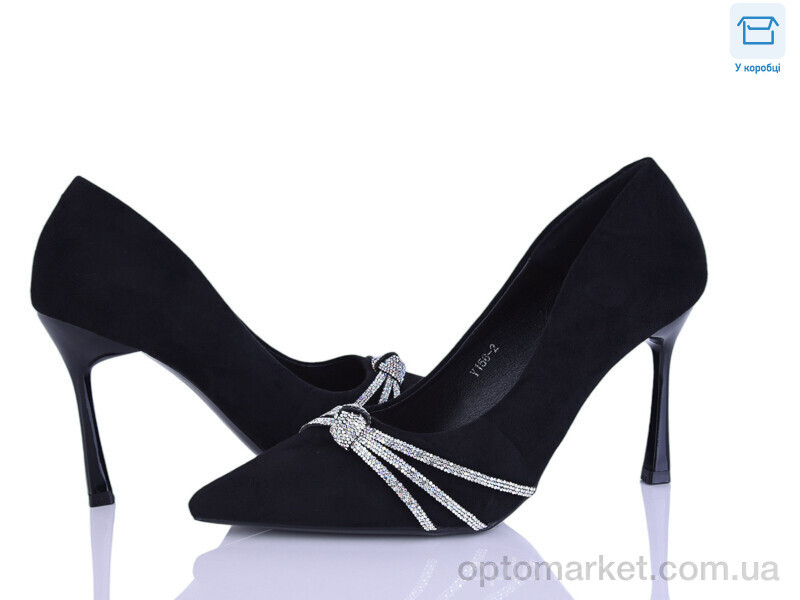 Купить Туфлі жіночі Y156-2 L&M чорний, фото 2