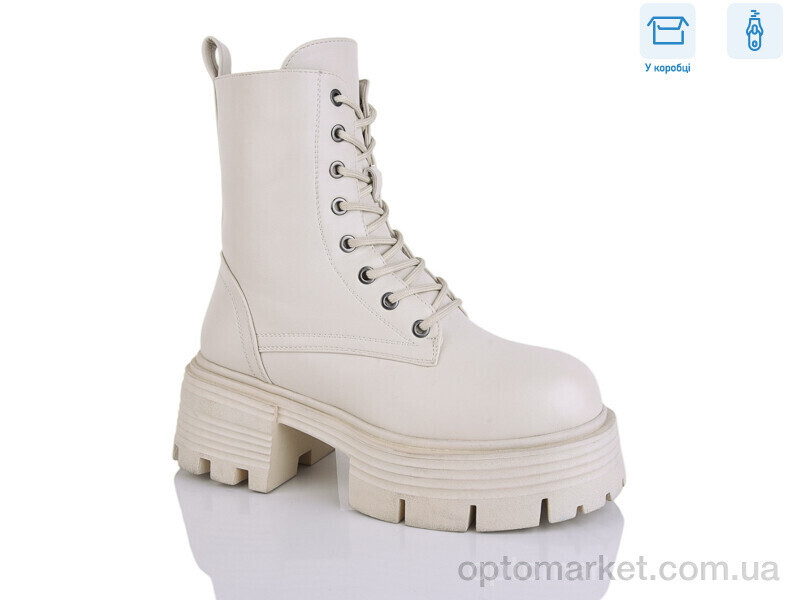 Купить Черевики жіночі Y18-6 Girnaive бежевий, фото 2