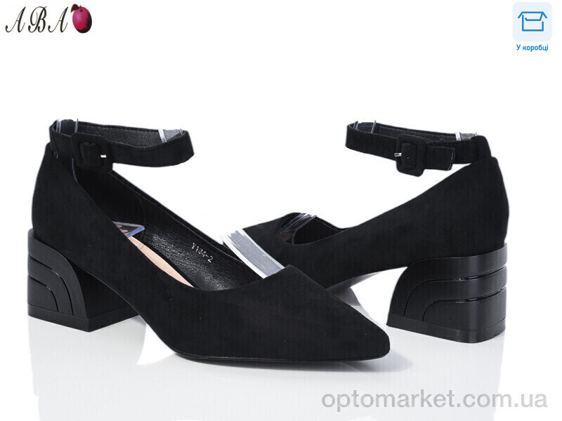 Купить Туфлі жіночі Y1ABA34-2 L&M чорний, фото 2