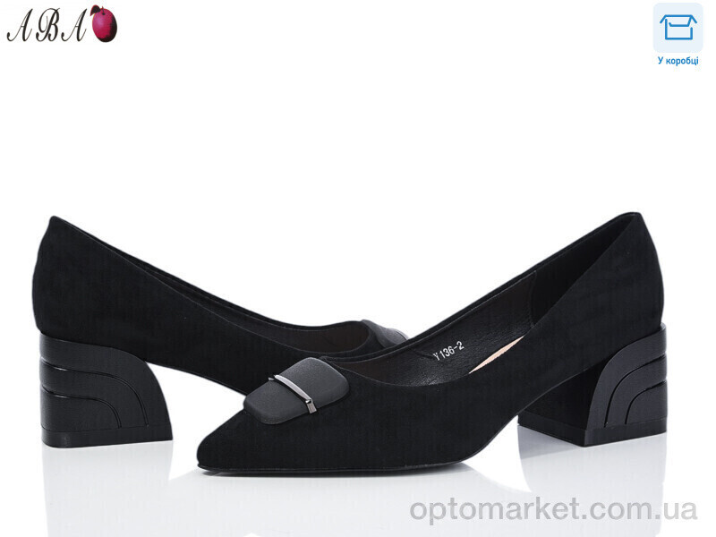 Купить Туфлі жіночі Y1ABA36-2 L&M чорний, фото 2