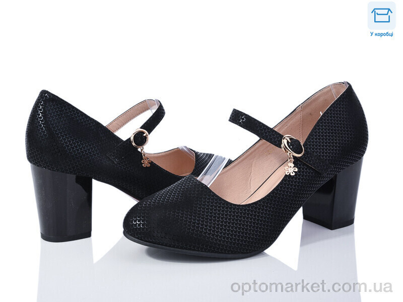 Купить Туфлі жіночі Y361-9 Yimeili чорний, фото 2