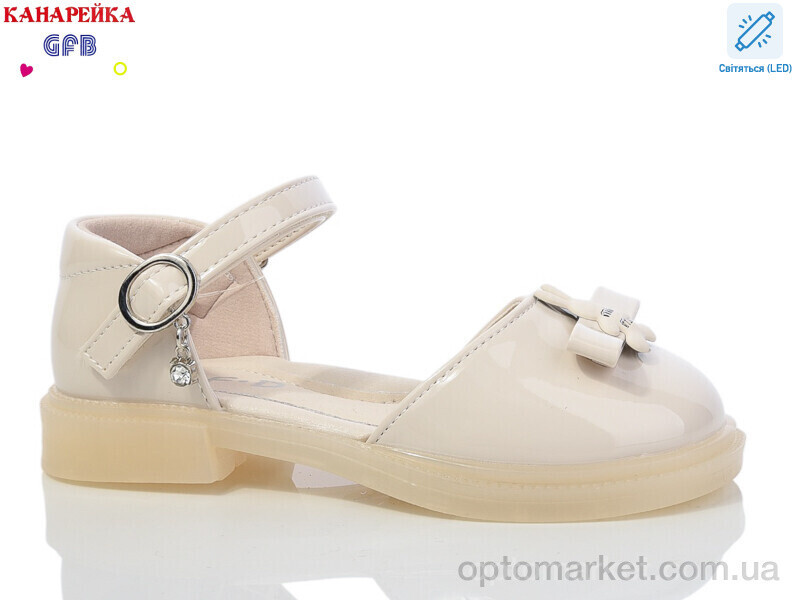 Купить Туфлі дитячі Y7119-2 LED T.F.D. бежевий, фото 2