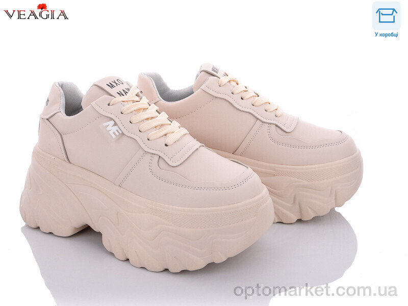 Купить Кросівки жіночі Y77-3 Veagia бежевий, фото 2