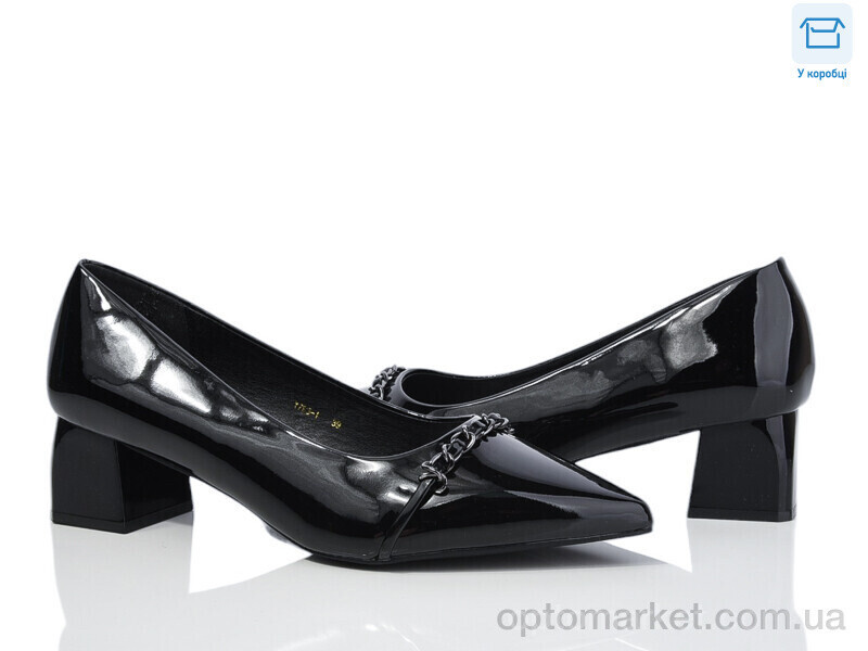 Купить Туфлі жіночі Y783-1 Yimeili чорний, фото 2