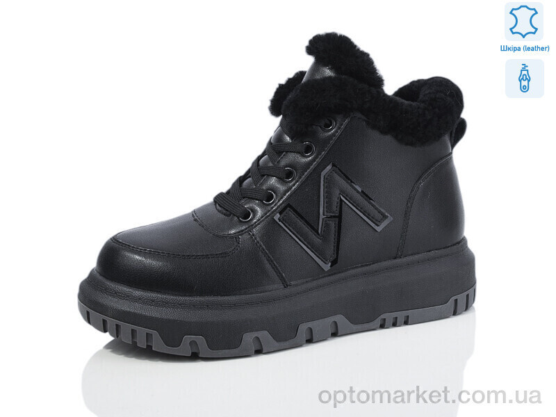 Купить Черевики жіночі Y860-5 Yimeili чорний, фото 2