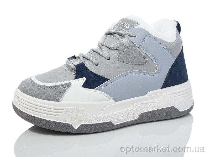 Купить Кросівки жіночі YB073-2 YiYi сірий, фото 2