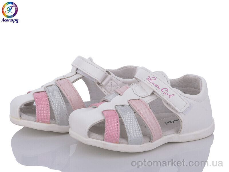 Купить Босоніжки дитячі YB23SS-430 Леопард білий, фото 2